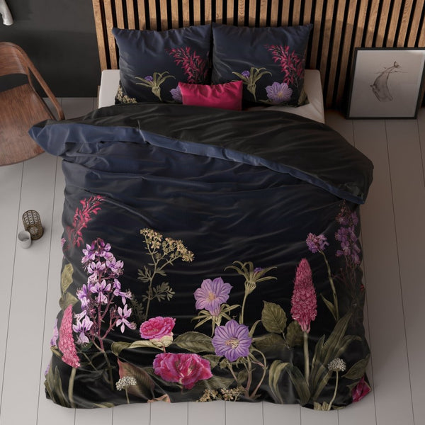 100% Microfibre Duvet Cover Set Feline | Black | Single - 140cm (W) x 220cm (L) - The Bedding & Blankets Store