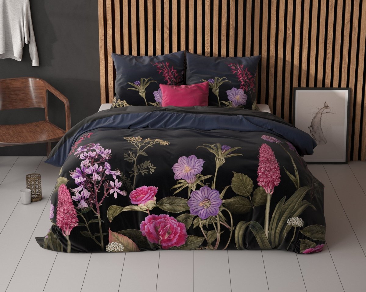 100% Microfibre Duvet Cover Set Feline | Black | Single - 140cm (W) x 220cm (L) - The Bedding & Blankets Store