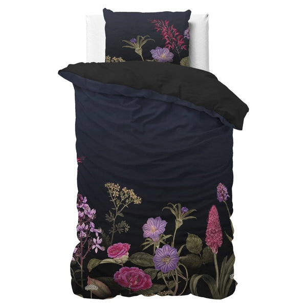 100% Microfibre Duvet Cover Set Feline | Black | Single - 140cm (W) x 220cm (L) - The Bedding & Blankets Store