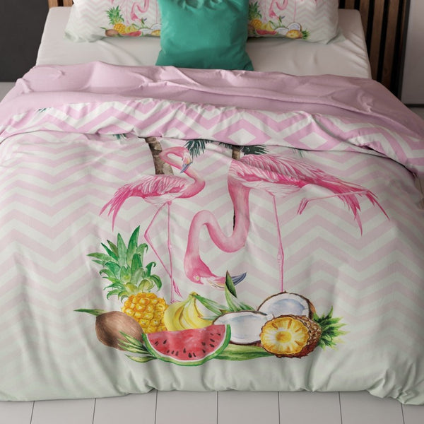 100% Microfibre Duvet Cover Set Fresh Air | Blue | Single - 140cm (W) x 220cm (L) - The Bedding & Blankets Store