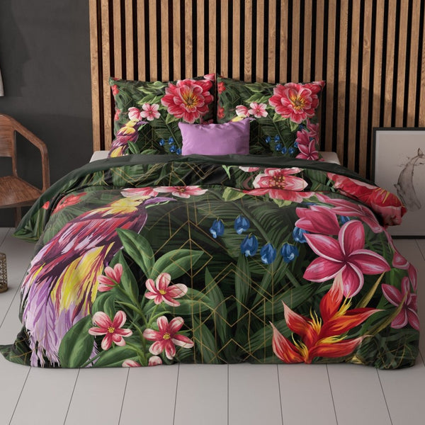 100% Microfibre Duvet Cover Set Milou 2 | Multicolour | Single - 140cm (W) x 220cm (L) - The Bedding & Blankets Store