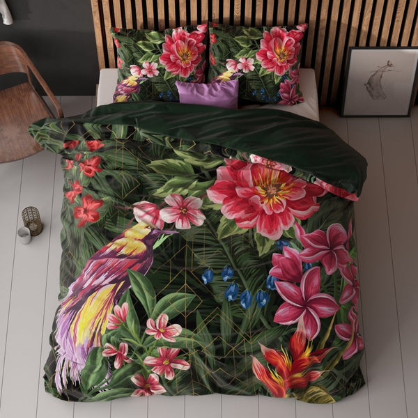 100% Microfibre Duvet Cover Set Milou 3 | Multicolour | Double - 200cm (W) x 220cm (L) - The Bedding & Blankets Store