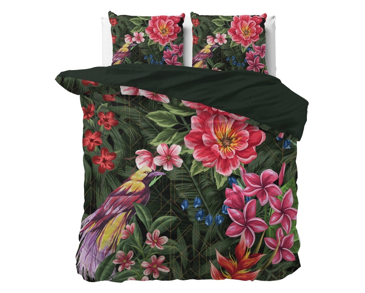 100% Microfibre Duvet Cover Set Milou 3 | Multicolour | Double - 200cm (W) x 220cm (L) - The Bedding & Blankets Store