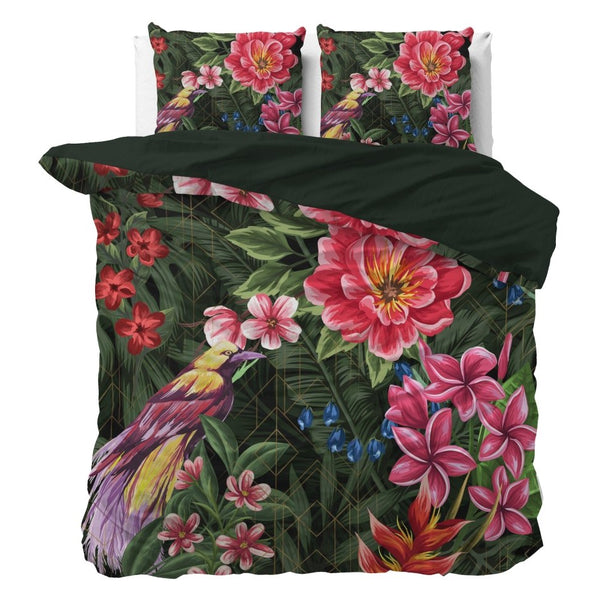 100% Microfibre Duvet Cover Set Milou 4 | Multicolour | King - 240cm (W) x 220cm (L) - The Bedding & Blankets Store