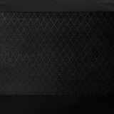 100% Microfibre Duvet Cover Set Monte Negro | Black | Single - 140cm (W) x 220cm (L) - The Bedding & Blankets Store