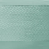 100% Microfibre Duvet Cover Set Monte Negro | Mint Green | Single - 140cm (W) x 220cm (L) - The Bedding & Blankets Store