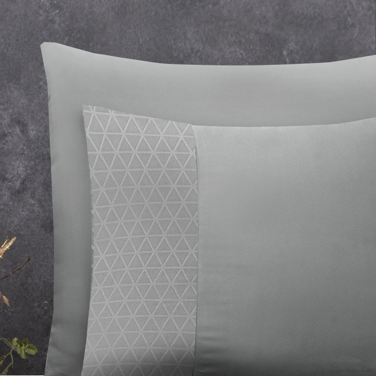 100% Microfibre Duvet Cover Set Monte Negro | Sand | Single - 140cm (W) x 220cm (L) - The Bedding & Blankets Store