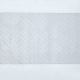 100% Microfibre Duvet Cover Set Monte Negro | White | Single - 140cm (W) x 220cm (L) - The Bedding & Blankets Store