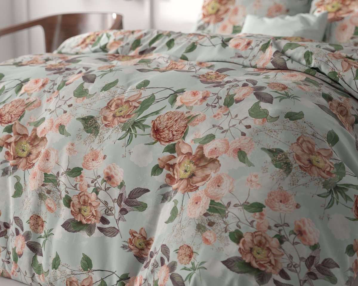 100% Microfibre Duvet Cover Set Nature Sight | Multicolour | Single - 140cm (W) x 220cm (L) - The Bedding & Blankets Store