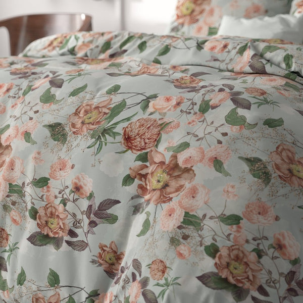 100% Microfibre Duvet Cover Set Nature Sight | Multicolour | Single - 140cm (W) x 220cm (L) - The Bedding & Blankets Store