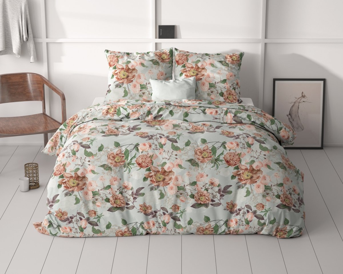 100% Microfibre Duvet Cover Set Nature Sight | Multicolour | Single - 140cm (W) x 220cm (L) - The Bedding & Blankets Store