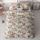 100% Microfibre Duvet Cover Set Nature Sight | Multicolour | Single - 140cm (W) x 220cm (L) - The Bedding & Blankets Store