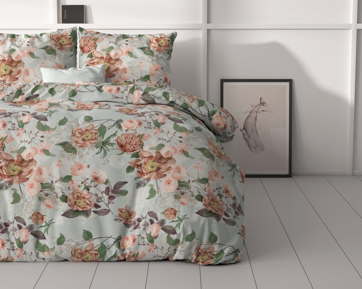100% Microfibre Duvet Cover Set Nature Sight | Multicolour | Single - 140cm (W) x 220cm (L) - The Bedding & Blankets Store