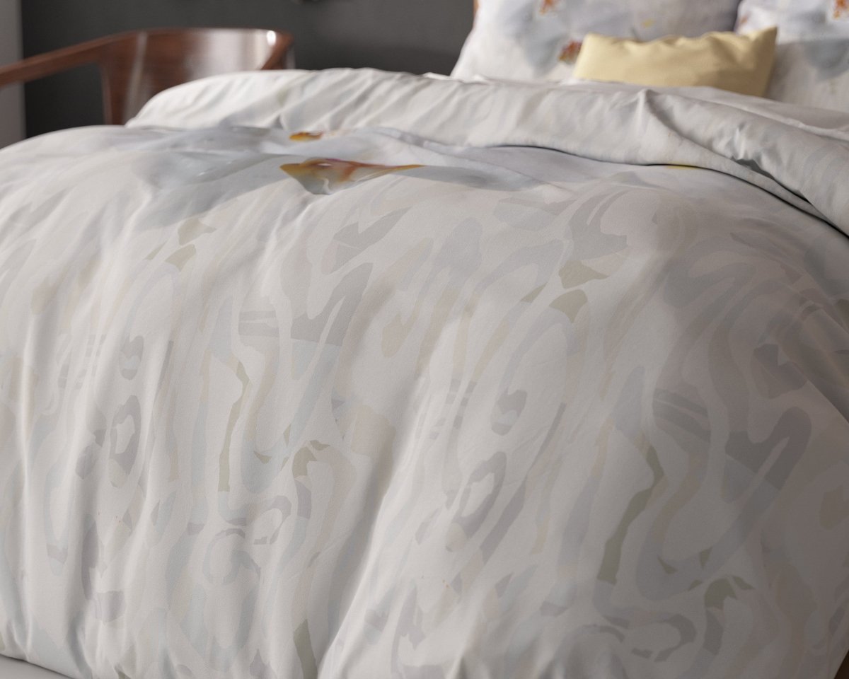 100% Microfibre Duvet Cover Set Orchid | White | Single - 140cm (W) x 220cm (L) - The Bedding & Blankets Store