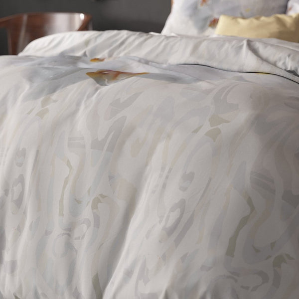 100% Microfibre Duvet Cover Set Orchid | White | Single - 140cm (W) x 220cm (L) - The Bedding & Blankets Store