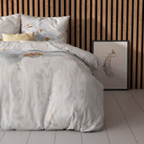 100% Microfibre Duvet Cover Set Orchid | White | Single - 140cm (W) x 220cm (L) - The Bedding & Blankets Store