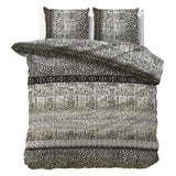100% Microfibre Duvet Cover Set September | Grey | Single - 140cm (W) x 220cm (L) - The Bedding & Blankets Store