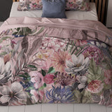 100% Microfibre Duvet Cover Set Tess | Pink | Single - 140cm (W) x 220cm (L) - The Bedding & Blankets Store