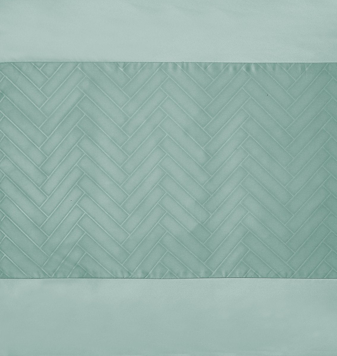 100% Microfibre Duvet Cover Set Valencia | Mint Green | Single - 140cm (W) x 220cm (L) - The Bedding & Blankets Store