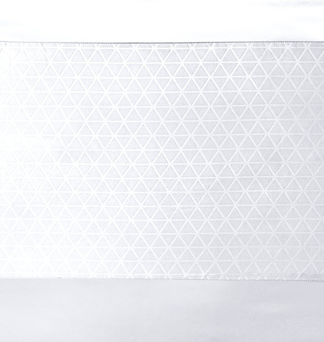 100% Microfibre Duvet Cover Set Valencia | White | Single - 140cm (W) x 220cm (L) - The Bedding & Blankets Store