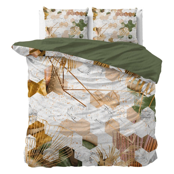 100% Microfibre Duvet Cover Set Zaza | Multicolour | Single - 140cm (W) x 220cm (L) - The Bedding & Blankets Store