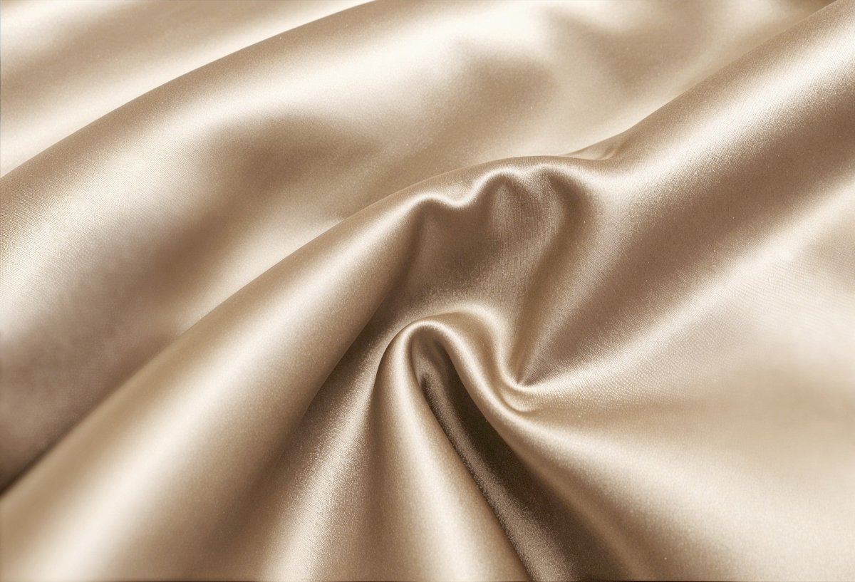 100% Micropercale Sateen Duvet Cover Set Glossy | Taupe | Single - 140cm (W) x 220cm (L) - The Bedding & Blankets Store