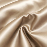 100% Micropercale Sateen Duvet Cover Set Glossy | Taupe | Single - 140cm (W) x 220cm (L) - The Bedding & Blankets Store