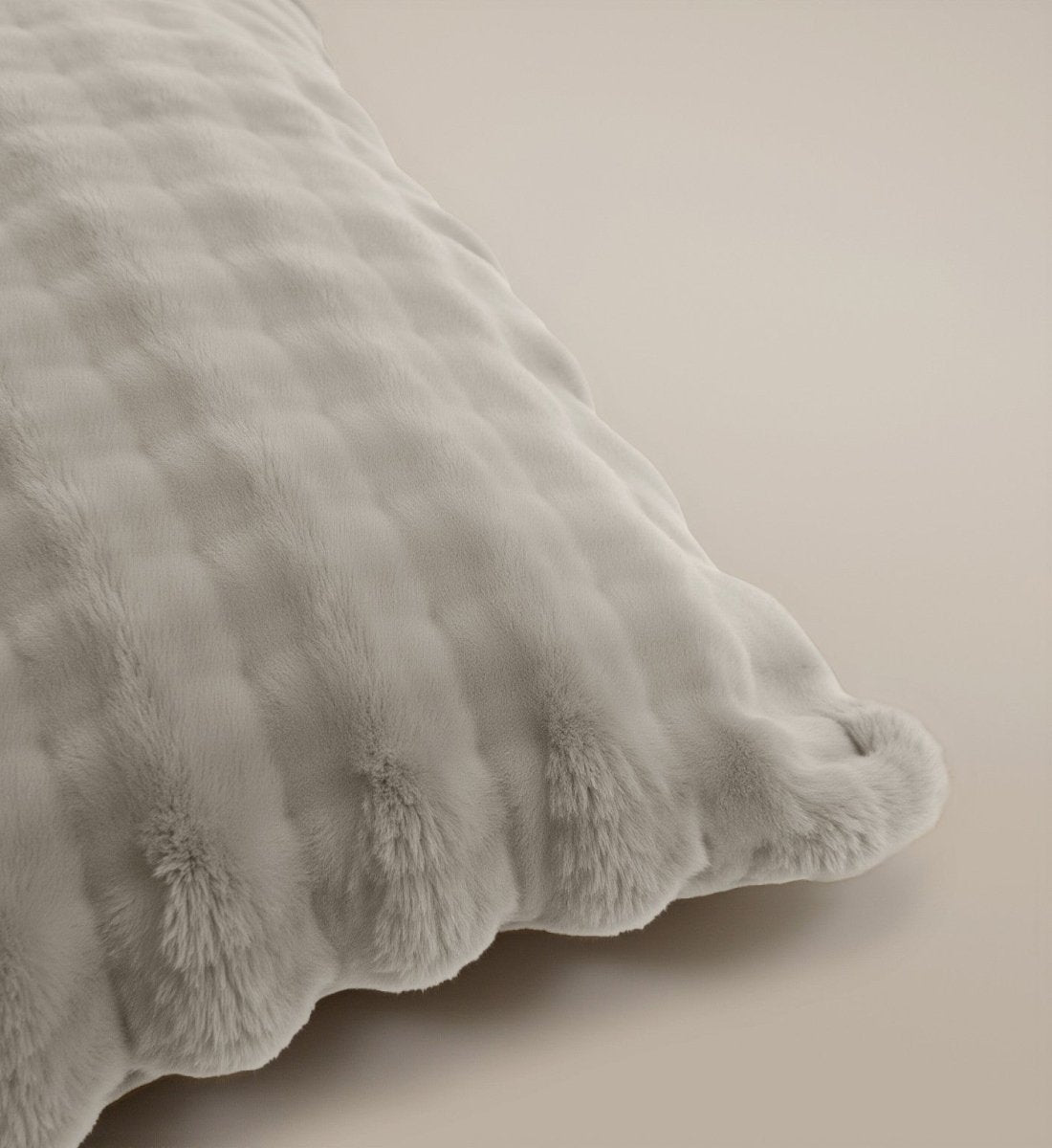100% Polyester Flannel Pom Pom Duvet Cover Set Pom Pom | Beige | Single - 140cm (W) x 220cm (L) - The Bedding & Blankets Store