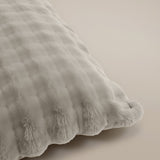 100% Polyester Flannel Pom Pom Duvet Cover Set Pom Pom | Beige | Single - 140cm (W) x 220cm (L) - The Bedding & Blankets Store