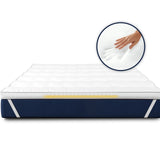 3D Air Design Hotel Quality Memory Foam Mattress Topper | White | Single 80cm (W) x 200cm (L) - The Bedding & Blankets Store