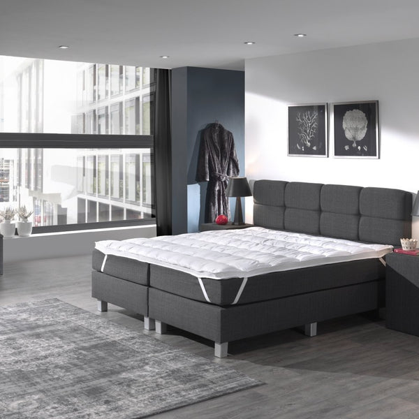 3D Air Design Hotel Quality Memory Foam Mattress Topper | White | Single 80cm (W) x 200cm (L) - The Bedding & Blankets Store