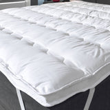 3D Air Design Hotel Quality Memory Foam Mattress Topper | White | Single 80cm (W) x 200cm (L) - The Bedding & Blankets Store