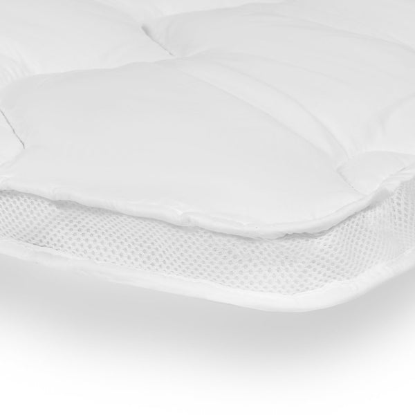 3D Air Dual - Layer Hotel Quality Mattress Topper | White | Single 80cm (W) x 210cm (L) - The Bedding & Blankets Store