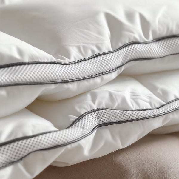3D AIR Micro Touch Lightweight Duvet | White | Double - 200cm (W) x 200cm (L) - The Bedding & Blankets Store