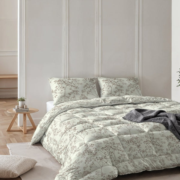 All - in - One Dorian Lazy Duvet & Pillowcases Set | Forest Green | Single - 140cm (W) x 200cm (L) - The Bedding & Blankets Store
