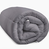 All - in - One Lazy Duvet | Black/Anthracite | Single - 140cm (W) x 200cm (L) - The Bedding & Blankets Store