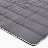 All - in - One Lazy Duvet | Black/Anthracite | Single - 140cm (W) x 200cm (L) - The Bedding & Blankets Store