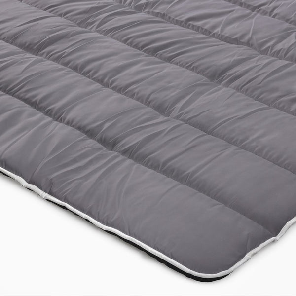 All - in - One Lazy Duvet | Black/Anthracite | Single - 140cm (W) x 200cm (L) - The Bedding & Blankets Store
