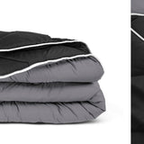 All - in - One Lazy Duvet | Black/Anthracite | Single - 140cm (W) x 200cm (L) - The Bedding & Blankets Store