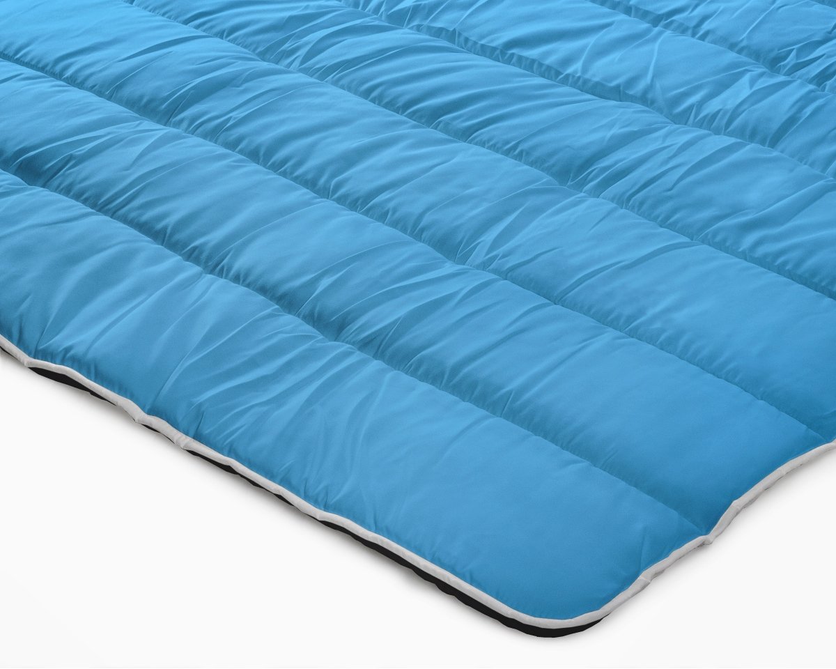 All - in - One Lazy Duvet | Black/Blue | Single - 140cm (W) x 200cm (L) - The Bedding & Blankets Store
