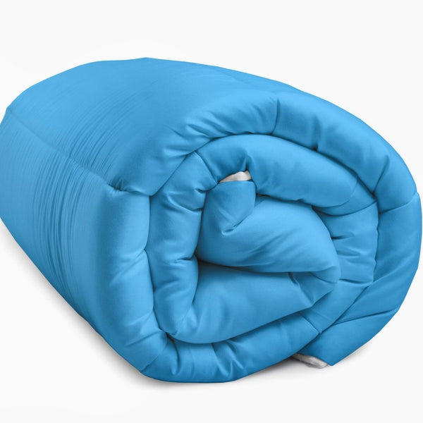 All - in - One Lazy Duvet | Black/Blue | Single - 140cm (W) x 200cm (L) - The Bedding & Blankets Store