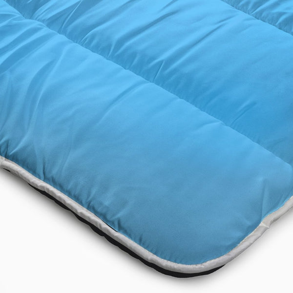All - in - One Lazy Duvet | Black/Blue | Single - 140cm (W) x 200cm (L) - The Bedding & Blankets Store