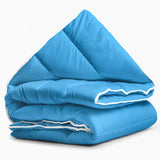 All - in - One Lazy Duvet | Blue | Single - 140cm (W) x 200cm (L) - The Bedding & Blankets Store