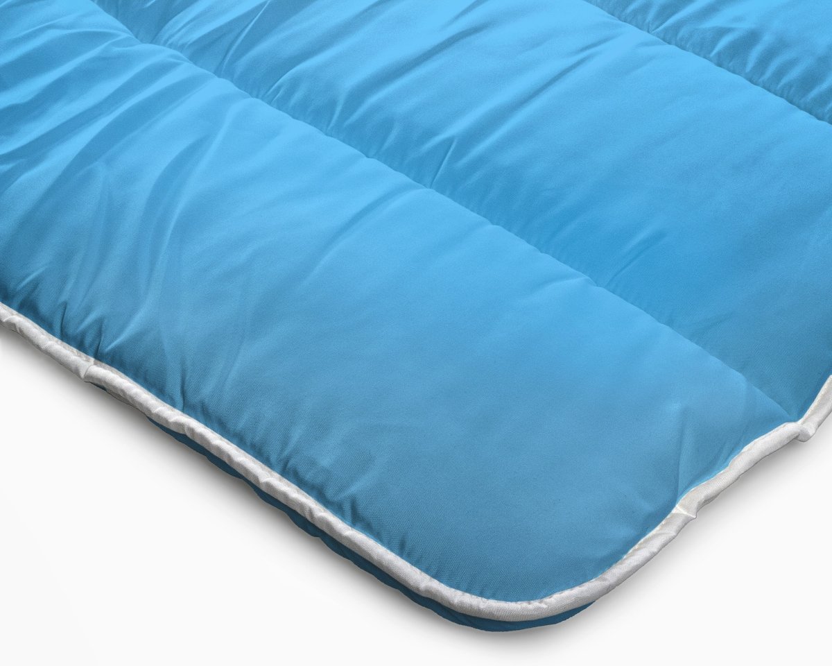 All - in - One Lazy Duvet | Blue | Single - 140cm (W) x 200cm (L) - The Bedding & Blankets Store
