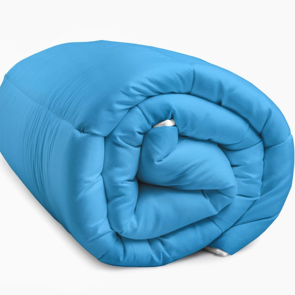 All - in - One Lazy Duvet | Blue | Single - 140cm (W) x 200cm (L) - The Bedding & Blankets Store