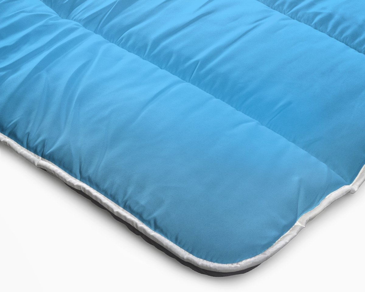 All - in - One Lazy Duvet | Blue/Anthracite | Single - 140cm (W) x 200cm (L) - The Bedding & Blankets Store