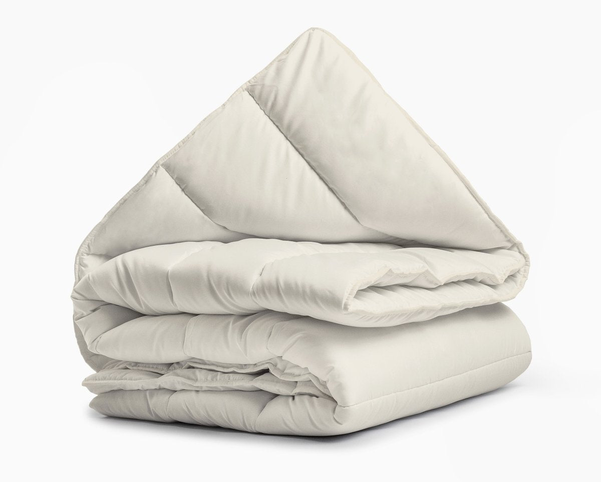 All - in - One Lazy Duvet | Cream | Single - 140cm (W) x 200cm (L) - The Bedding & Blankets Store