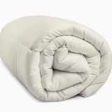 All - in - One Lazy Duvet | Cream | Single - 140cm (W) x 200cm (L) - The Bedding & Blankets Store