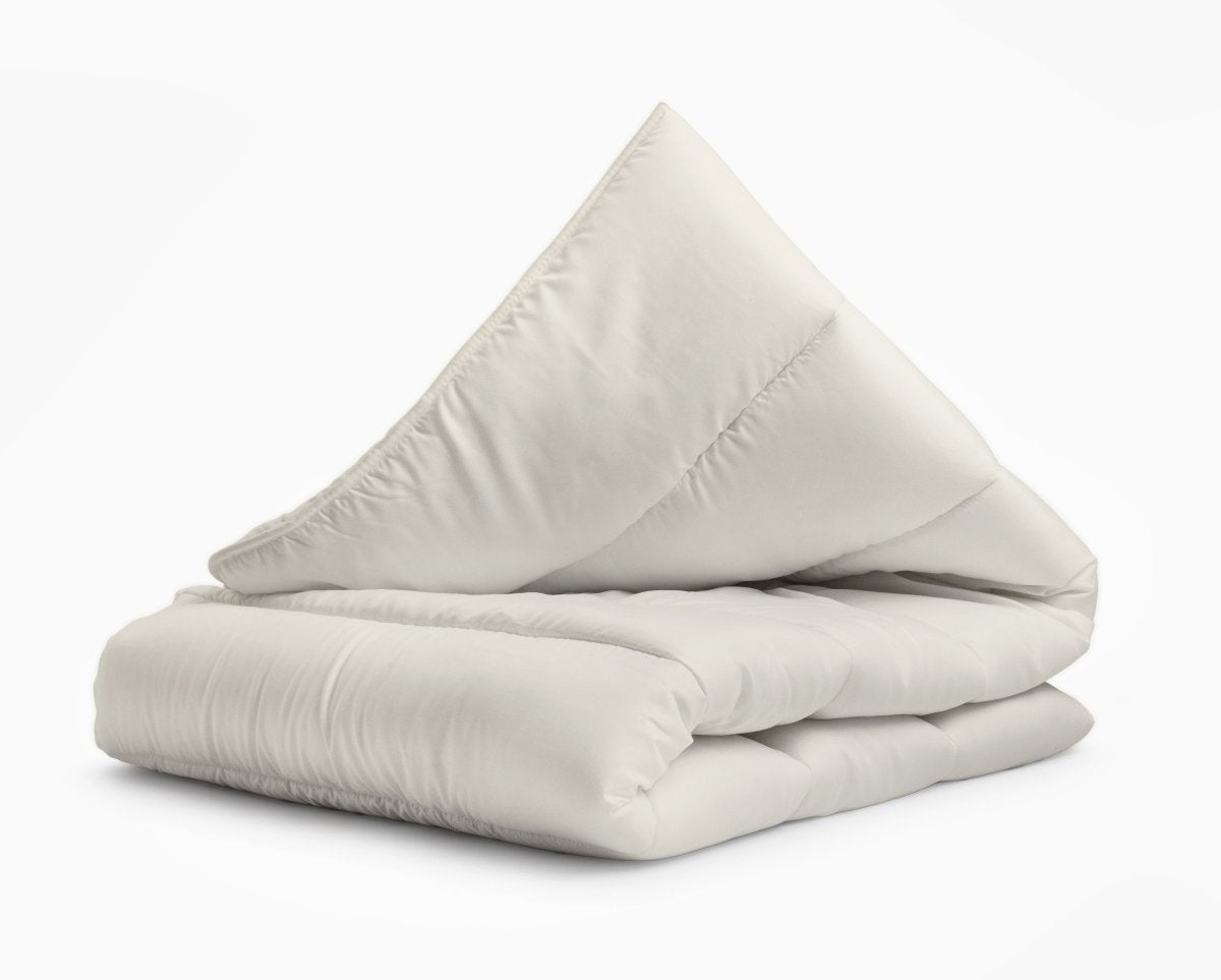 All - in - One Lazy Duvet | Cream | Single - 140cm (W) x 200cm (L) - The Bedding & Blankets Store