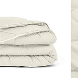 All - in - One Lazy Duvet | Cream | Single - 140cm (W) x 200cm (L) - The Bedding & Blankets Store